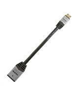 HORIC HDMI-HDMI MINI変換アダプタ 7cm シルバー HCFM07-010