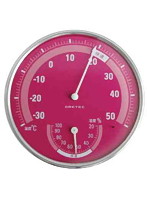 DRETEC 温湿度計 快適な温度・湿度がひと目でわかる快適温湿度範囲表示 O-310PK