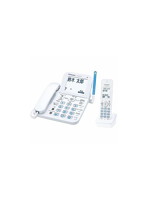 Panasonic デジタルコードレス電話機 「ル・ル・ル（RU・RU・RU）」 （子機1台付き） ホワイト VE-GZ61DL-W