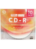 VERTEX CD-R（Data） 1回記録用 700MB 1-52倍速 10P インクジェットプリンタ対応（ホワイト） 10CDRD.70...
