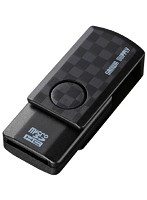 microSDカードリーダー ブラック