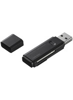 USB2.0カードリーダーブラック