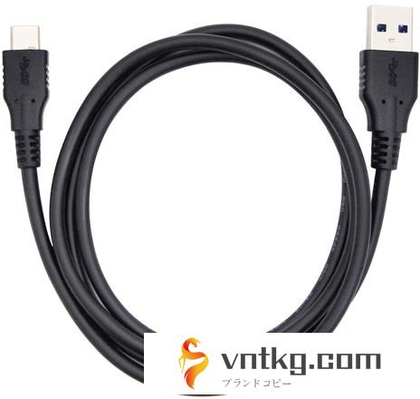 タイプCケーブル 1m USB3.0 ブラック AS-CASM018