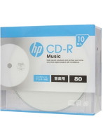 hp 音楽用CD-RA インクジェットプリンター対応ホワイトワイドレーベル（内径23mm） スリム（Slim） 10枚...