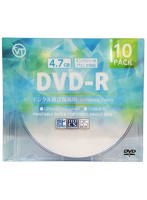 VERTEX DVD-R（Video with CPRM） 1回録画用 120分 1-16倍速 10P インクジェットプリンタ対応（ホワイト...