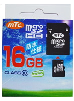 mtc microSDHCカード 16GB class10 （PK） MT-MSD16GC10W （UHS-1対応）