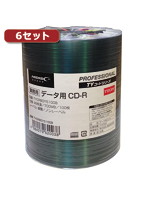 6セットHI DISC CD-R（データ用）高品質 100枚入 TYCR80YS100BX6