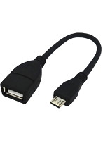 3Aカンパニー USB2.0 A（メス）-microUSB（オス）変換ケーブル 0.2m UAD-AMCB