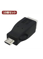 10個セット 3Aカンパニー USB2.0 B（メス）-microUSB（オス）変換プラグ USB変換アダプタ UAD-BMCB UAD-...