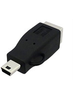 3Aカンパニー USB2.0 B（メス）-miniUSB（オス）変換プラグ USB変換アダプタ UAD-BMNB