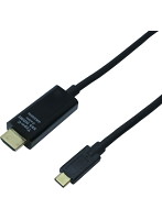 ミヨシ USB Type-C HDMI2.0変換ケーブル 3m ブラック USB-CHDA3/BK