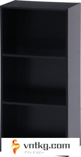 カラーボックス 3段 HP943 ブラック