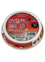 20個セット HIDISC CPRM対応 録画用 DVD-R DL 片面2層 8.5GB 10枚 8倍速対応 インクジェットプリンター...