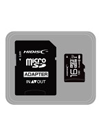 HIDISC microSDHCカード 16GB CLASS10 UHS-1対応 高速転送 Read70 SD変換アダプタ付き HDMCSDH16GCL10UIJP3