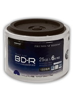 6個セット HIDISC BD-R 1回録画 6倍速 25GB 50枚 スタッキングバルク HDVBR25RP50SBX6