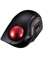 トラックボールマウス/小型/人差し指/5ボタン/静音/Bluetooth/ブラック