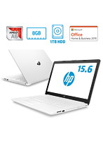 HP 15-db（15.6型/A6-9225/メモリ 8GB/HDD 1TB/Office H＆B 2019） ピュアホワイト 7WR01PA-AAAA