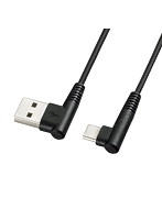 サンワサプライ USB2.0 TypeC-Aケーブル（L字コネクタ） KU-CALL10