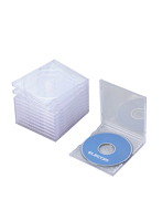 CD/DVDプラケース/1枚収納/10パック/クリア CCD-JSCN10CR