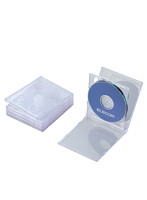 CD/DVDプラケース/2枚収納/5パック/クリア CCD-JSCNW5CR