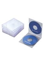 CD/DVDスリムプラケース/2枚収納/10パック/クリア CCD-JSCSW10CR