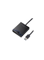サンワサプライ USB3.0SDカードリーダー ADR-3SDCFUBK