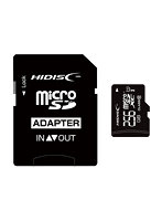 HIDISC microSDXCカード 256GB CLASS10 UHS-1対応 SD変換アダプタ付き HDMCSDX256GCL10UIJP3