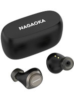 NAGAOKA Bluetooth5.0対応 オートペアリング機能搭載 長時間連続再生完全ワイヤレスイヤホン ブラック B...