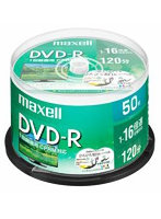 maxell DRD120WPE50SP 録画用DVD-R ひろびろ美白レーベルディスク 1-16倍 4.7GB 50枚 スピンドルケース