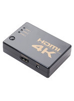 ミヨシ 4K対応HDMIセレクタ 3入力1出力 ブラック HDS-4K03 HDS-4K03