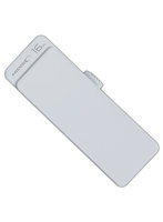 HIDISC USB 2.0 フラッシュドライブ 16GB 白 スライド式 HDUF127S16G2