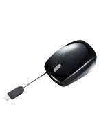 サンワサプライ USBType-C巻取りマウス MA-BLC122BK
