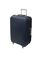 ミヨシ 撥水スーツケースカバー Lサイズ ブラック MBZ-SCL3/BK