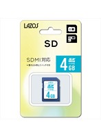 20個セット Lazos SDカード 4GB L-4SDH6X20