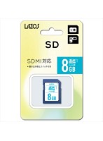20個セット Lazos SDカード 8GB L-8SDH10-U1X20