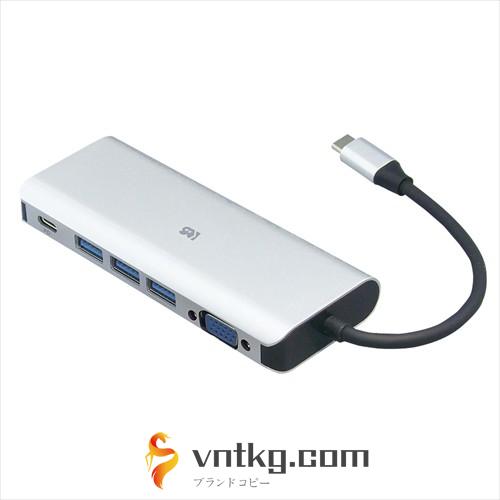 ラトックシステム USB Type-C マルチアダプター（VGA・PD・USBハブ） RS-UCVGA-PH