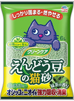 クリーンケア えんどう豆の猫砂 緑茶の香り