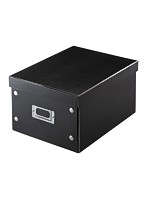 サンワサプライ 組み立て式DVD BOX（ブラック） FCD-MT4BKN