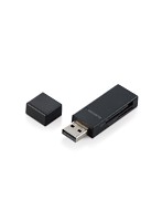 カードリーダー/スティックタイプ/USB2.0対応/SD＋microSD対応/ブラック MR-D205BK