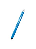 タッチペン/スマホ・タブレット用/鉛筆型/三角/太軸/超感度タイプ/ブルー P-TPEN02BBU
