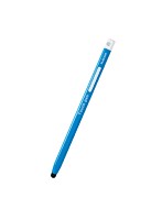 タッチペン/スマホ・タブレット用/鉛筆型/三角/細軸/超感度タイプ/ブルー P-TPEN02SBU