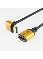 ホーリック HDMI延長ケーブル L型270度 0.5m ゴールド HLFM05-586GD