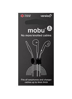 Mobu モブ ケーブル類をスッキリまとめる ケーブルクリップ cable organiser ブラック 6個入り Mobu60058