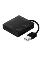 サンワサプライ USB2.0 カードリーダー 4スロット ブラック ADR-ML15BKN