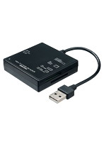 サンワサプライ USB2.0 カードリーダー ブラック ADR-ML23BKN