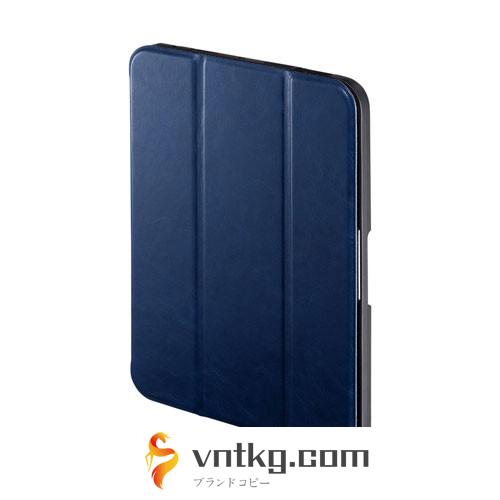サンワサプライ iPad mini 2021 Apple Pencil収納ポケット付きケース ブルー PDA-IPAD1814BL