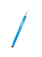 タッチペン スタイラスペン 超感度タイプ 六角鉛筆型 ペン先交換可 ストラップホール付 【 iPad iPhone ...