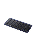 Bluetoothキーボード パンタグラフ 薄型 コンパクト 軽量 マルチOS対応 PS5 ブルー TK-FBP102BU