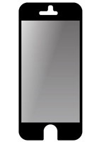 GREENHOUSE iPhone5用耐衝撃フィルム ブラック GH-FLI-IP5BK