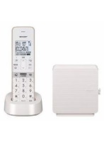 SHARP コードレス電話機 ホワイト系 JD-SF2CL-W